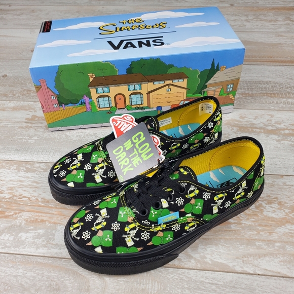 Vans X Simpsons Authentic Glow Bart - Picture 1 of 8